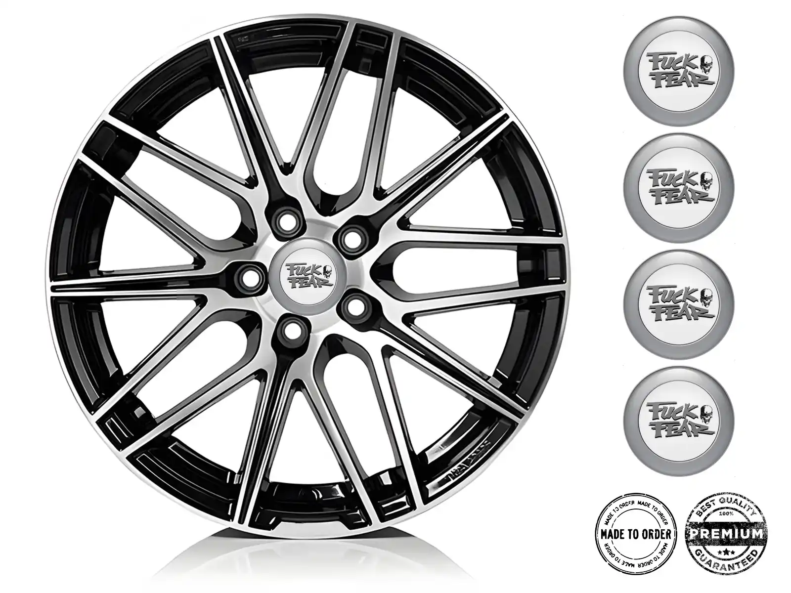 Decals on Wheels Premium Domed Labels